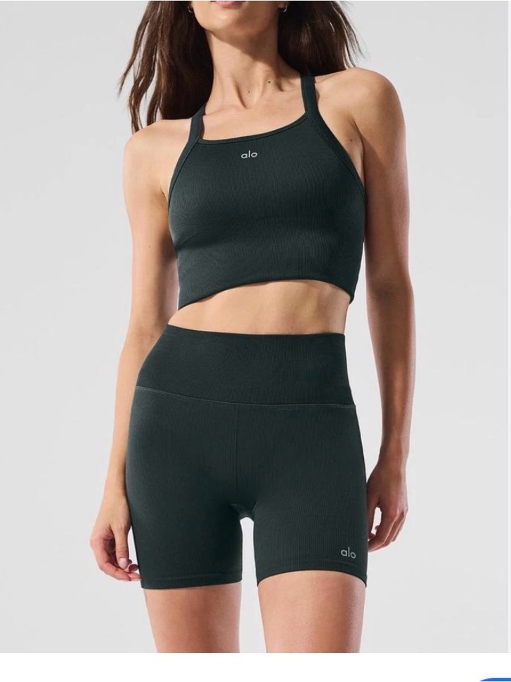 Alo seamless ribbed shorts